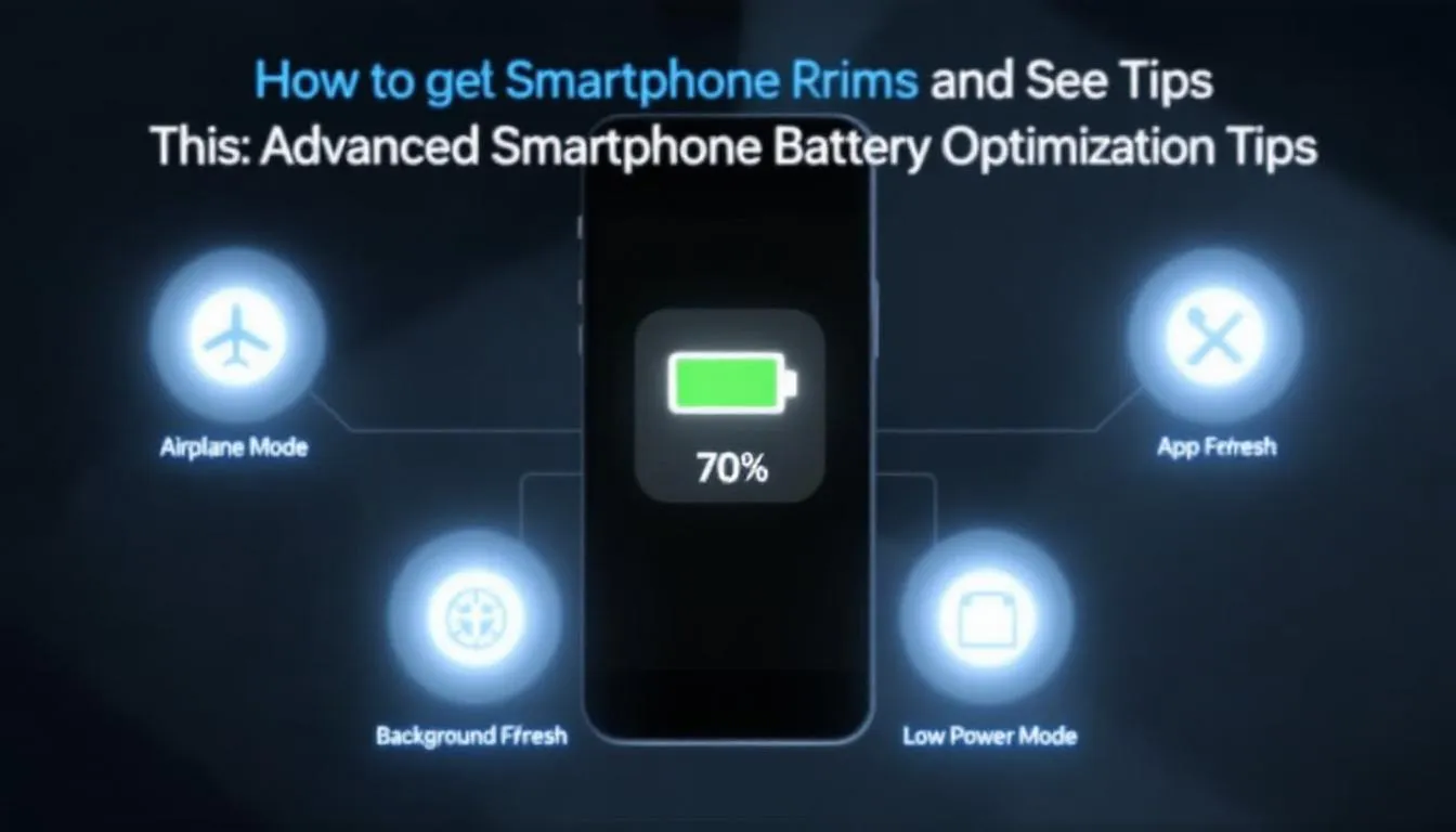 Optimisez la batterie de votre t&eacute;l&eacute;phone avec des astuces.