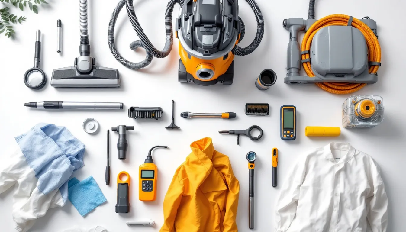 Advanced tools used for mold remediation.