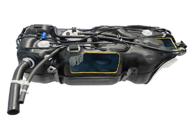 HDPE fuel tank produced through extrusion blow molding for automotive applications