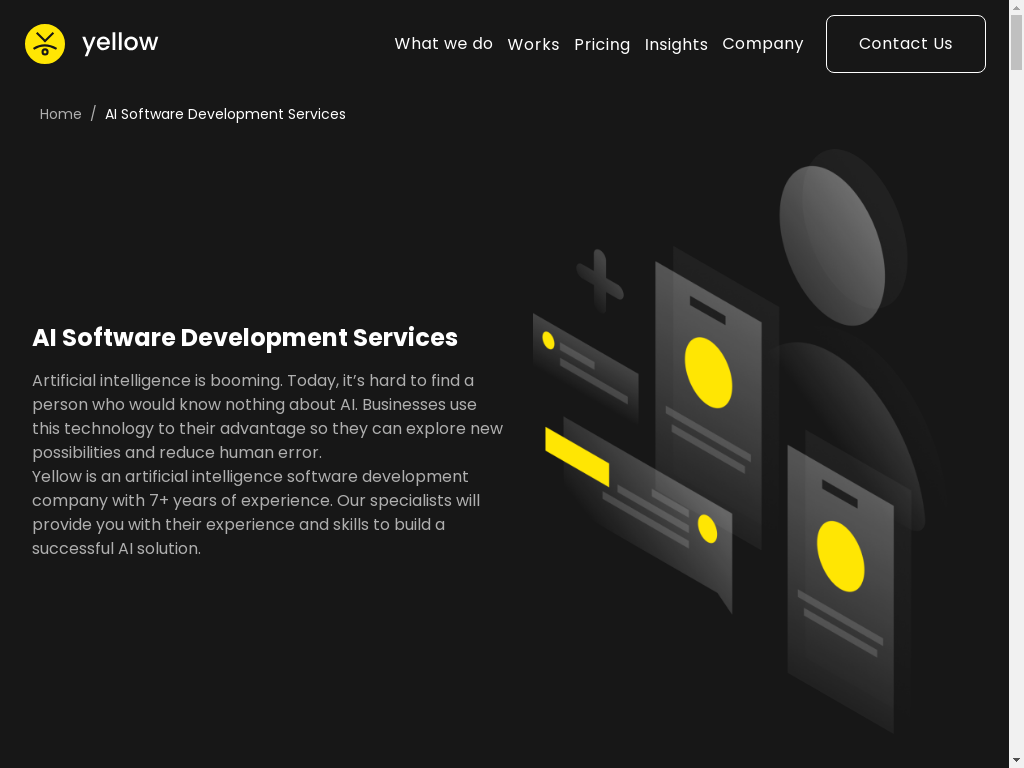 AI development companies – Yellow