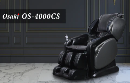 Image of an easy to control recliner with full body massage and world shipping for the office.