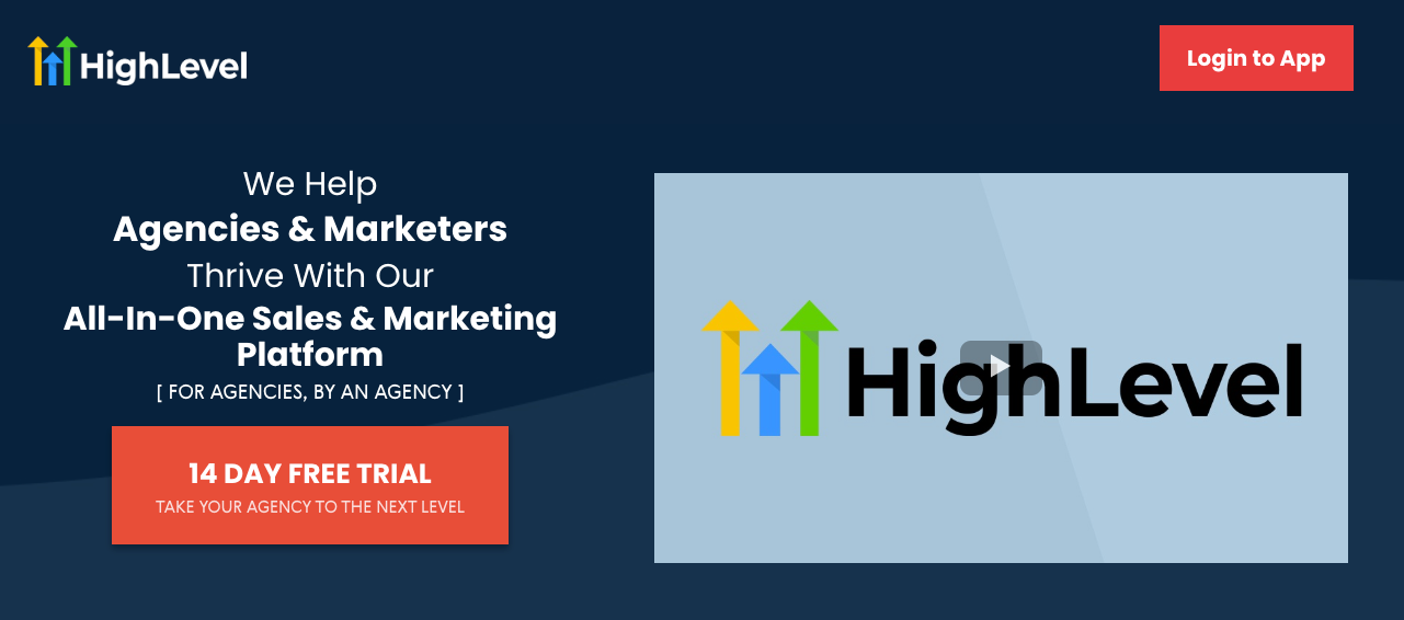 GoHighLevel all-in-one sales & marketing platform for agencies & marketers
