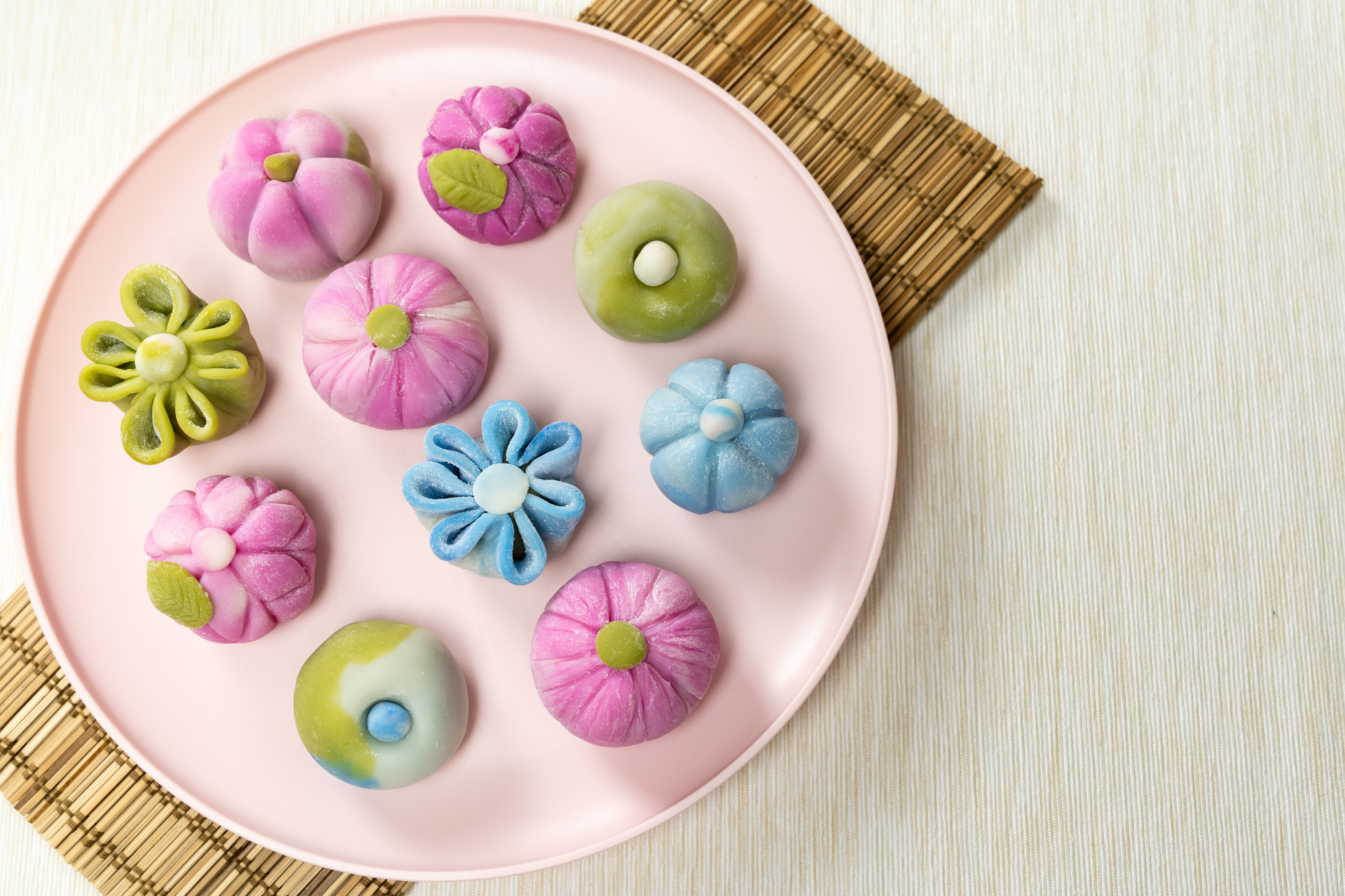 Traditional confectionery cake in Japan
