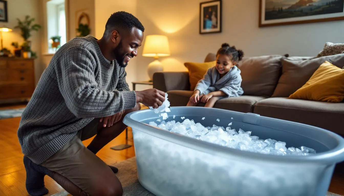 Practical tips for starting cold plunges at home, with a focus on preparation.