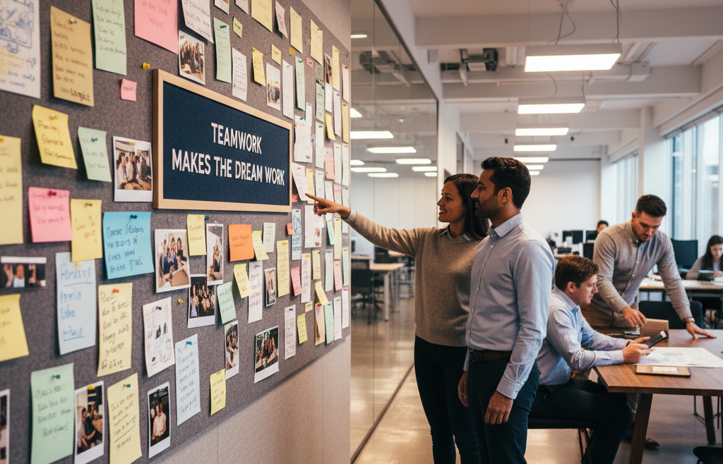How Do You Create Employee Recognition Signage Boards? 3 encourages teamwork and collaboration