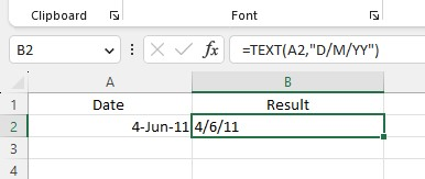 Using the TEXT function to convert dates to text in Excel requires a basic understanding of Text formula value.