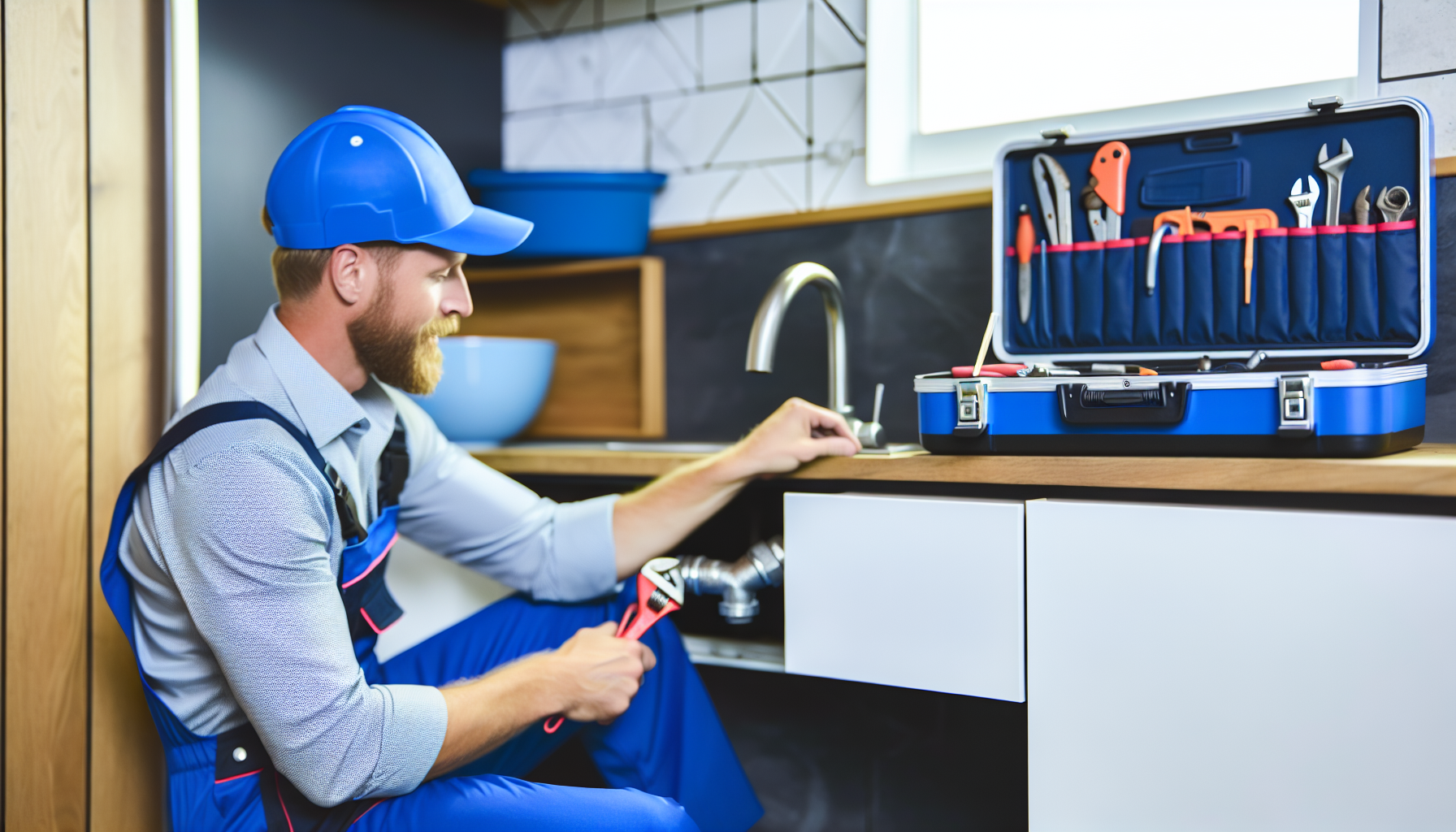 Plumber providing prompt and affordable service