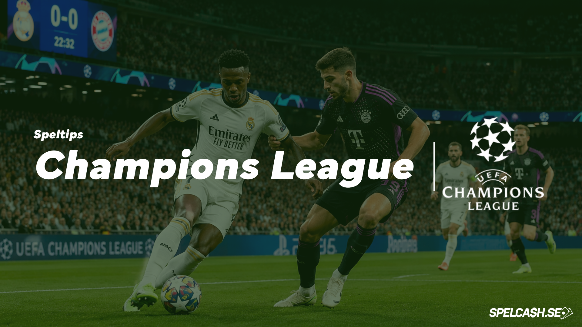 Champions League speltips med odds, betting och analyser inför Europas största fotbollsmatcher.