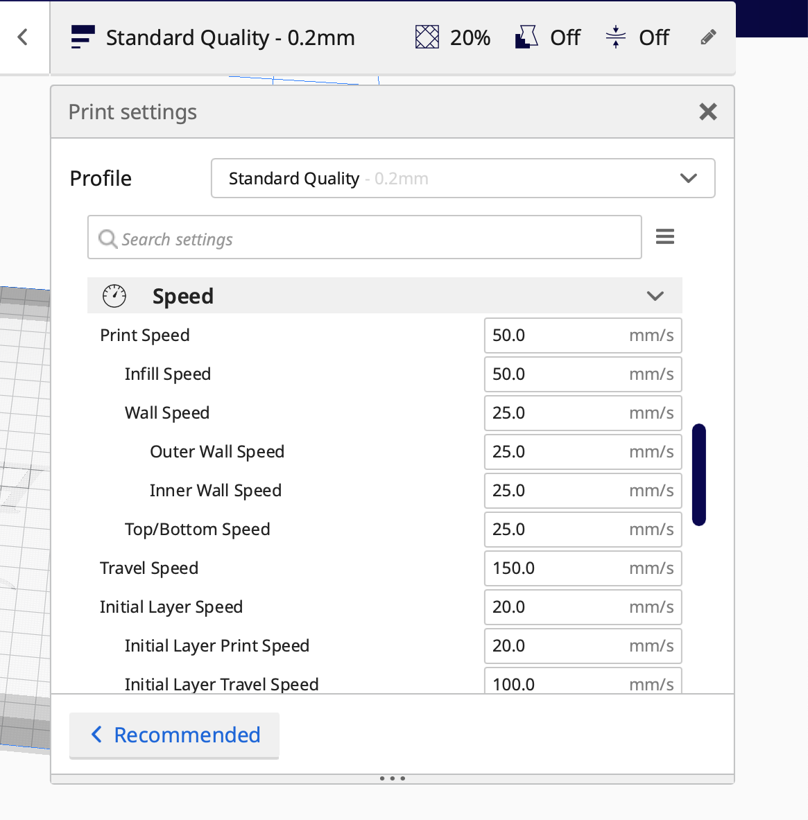 Note Print Speed and Initial Layer Print Speed