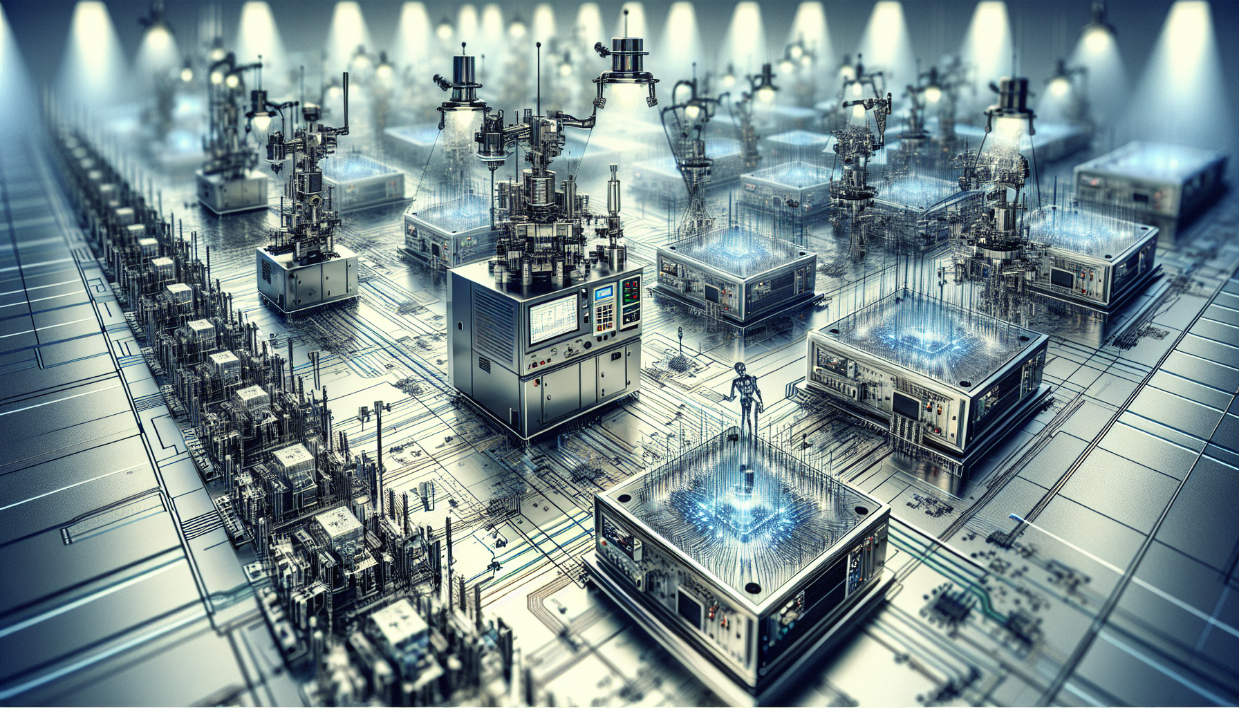 Illustration of Automated Test Equipment (ATE)