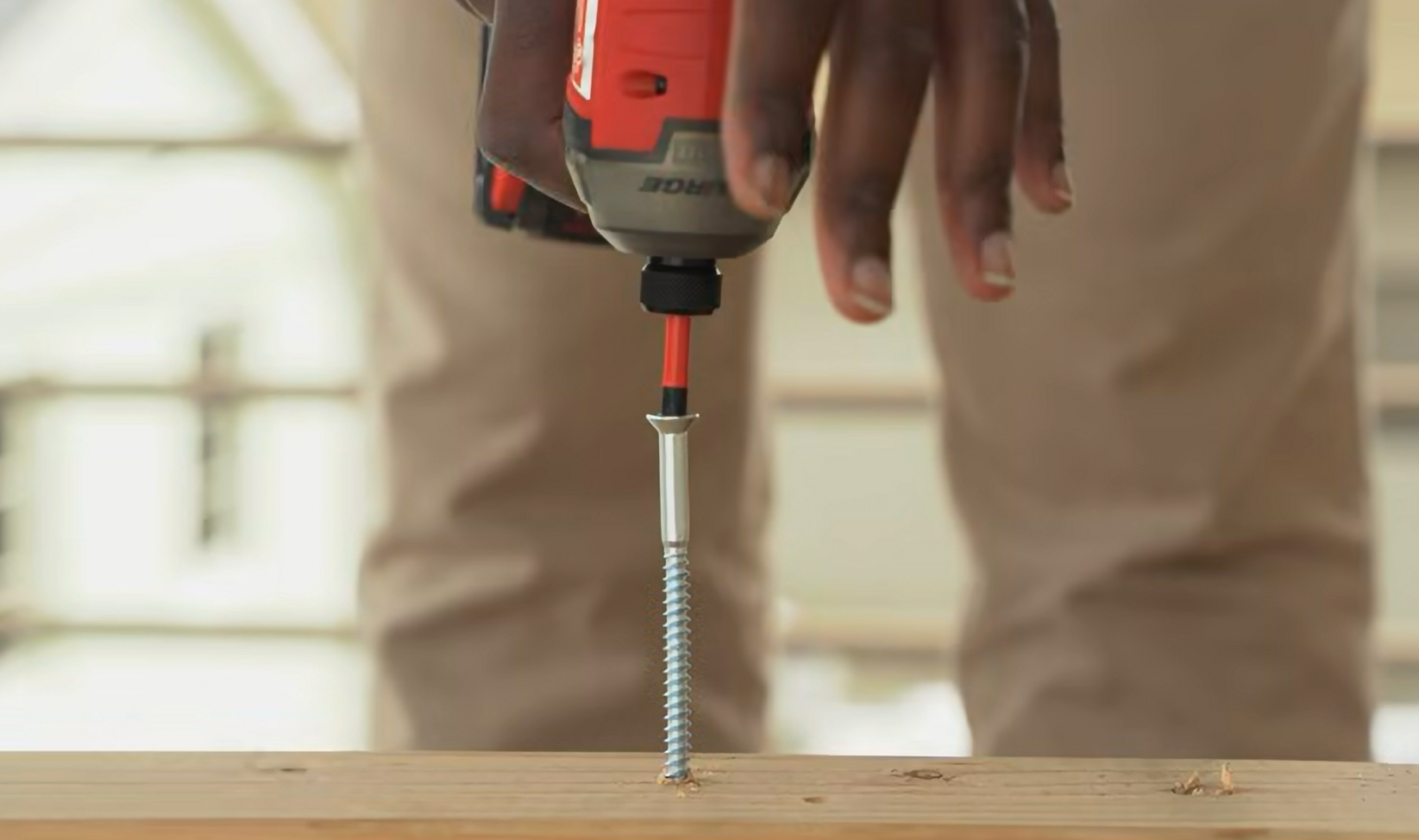 Milwaukee M18 Impact Driver screw driving speed test