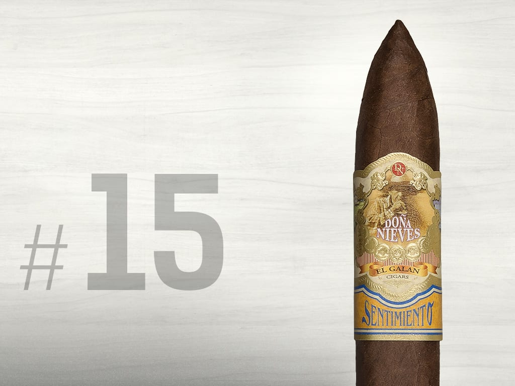 A picture of El Galan Dona Nieves cigar with Nicaragua wrapper