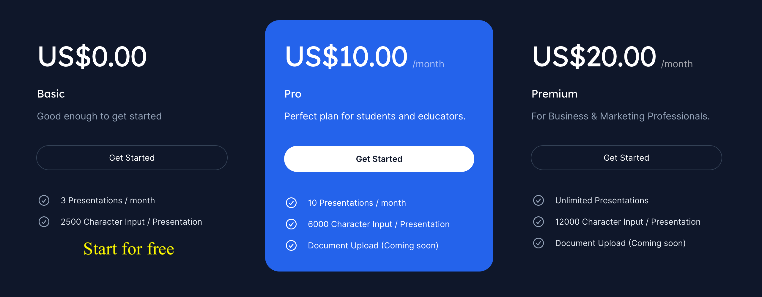 presentation software ai