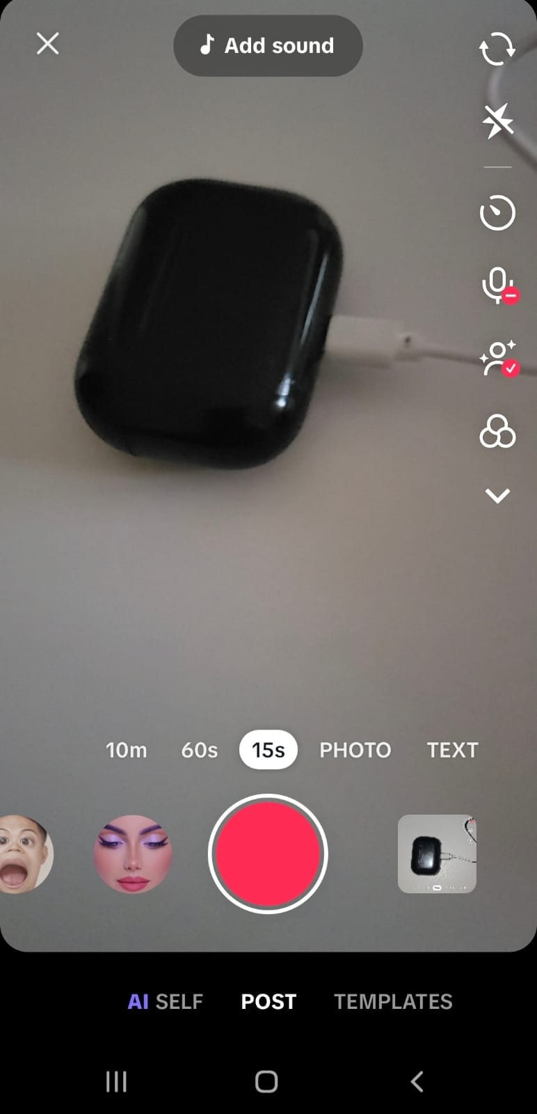 Content Creation Options on TikTok