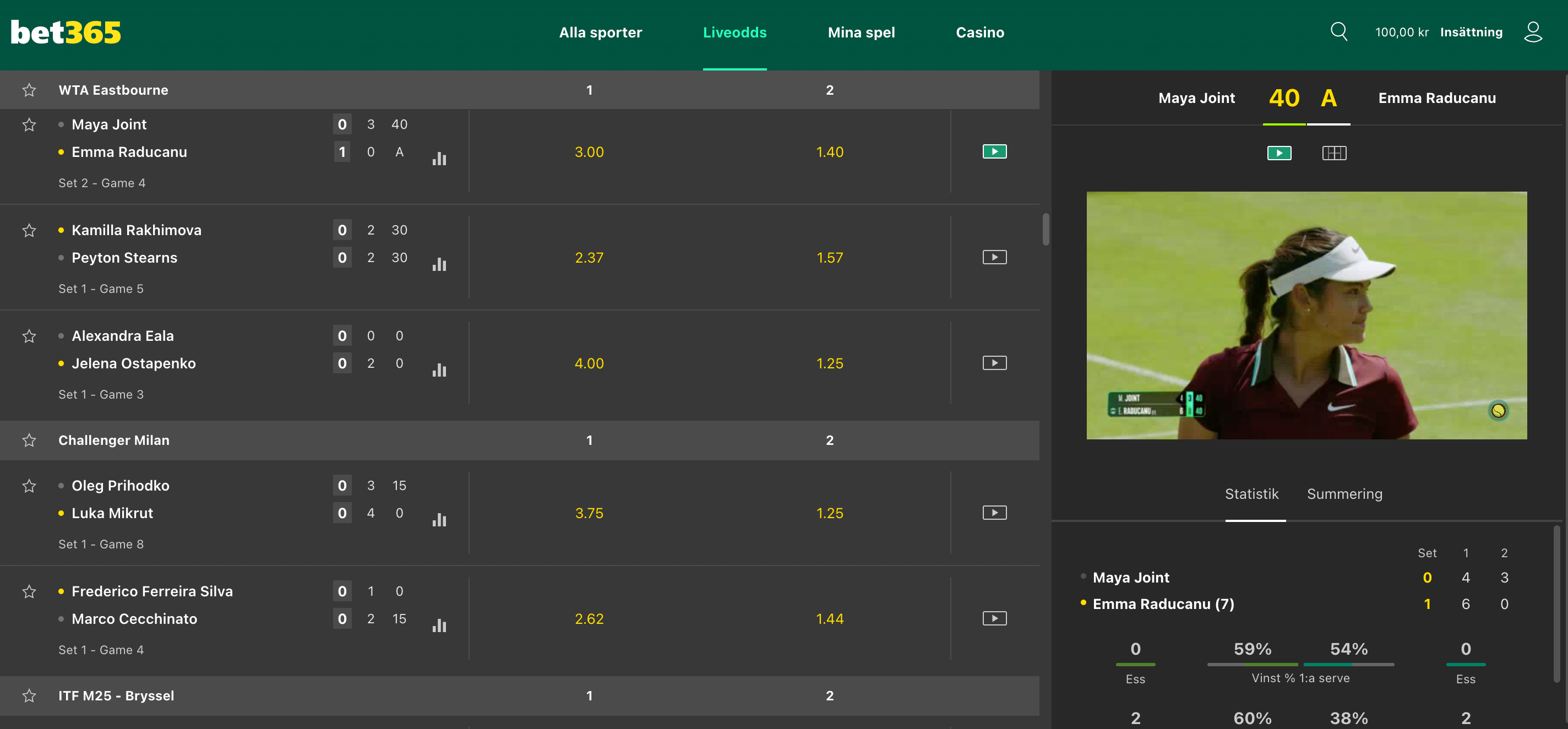 bet365 live streaming