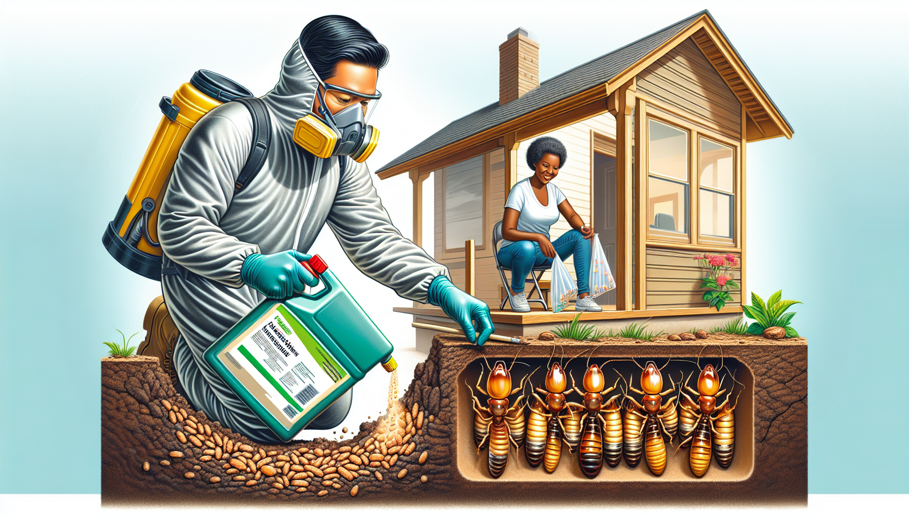 Chemical treatments for termite control