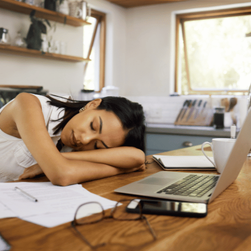 person sleeping