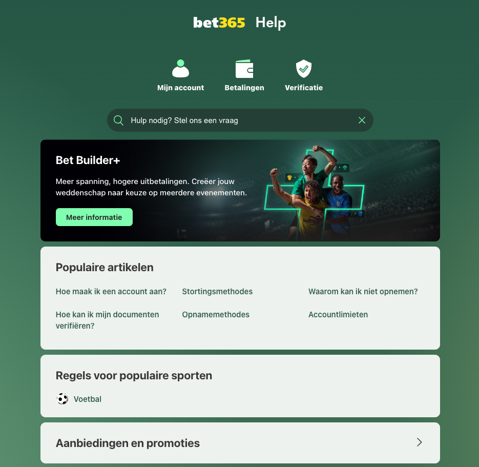 Bet365 klantenservice