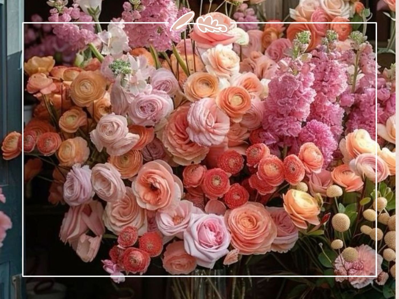 Lush display of orange, pink, and peach garden roses, highlighting the vibrant rose species and their role in flowering plants.