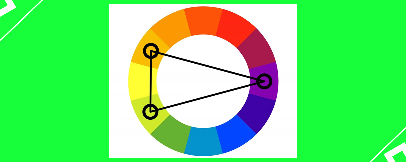 split complimentary color scheme in ux design