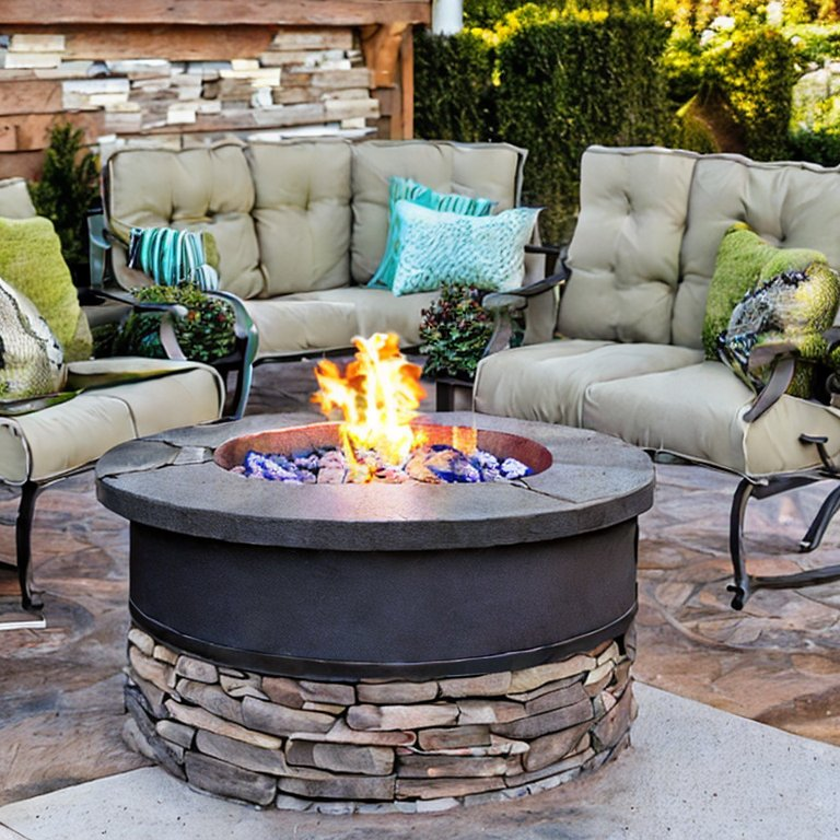 Propane fire pit