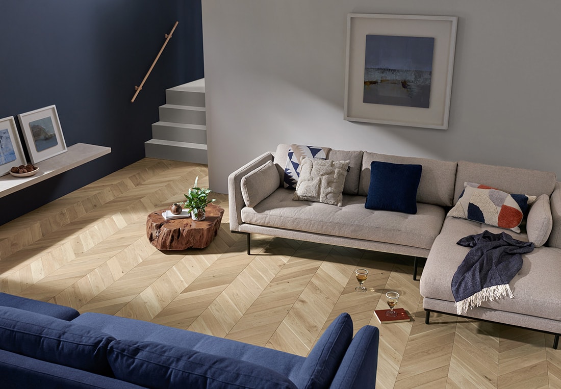 Goodrich Raw Oak Chevron