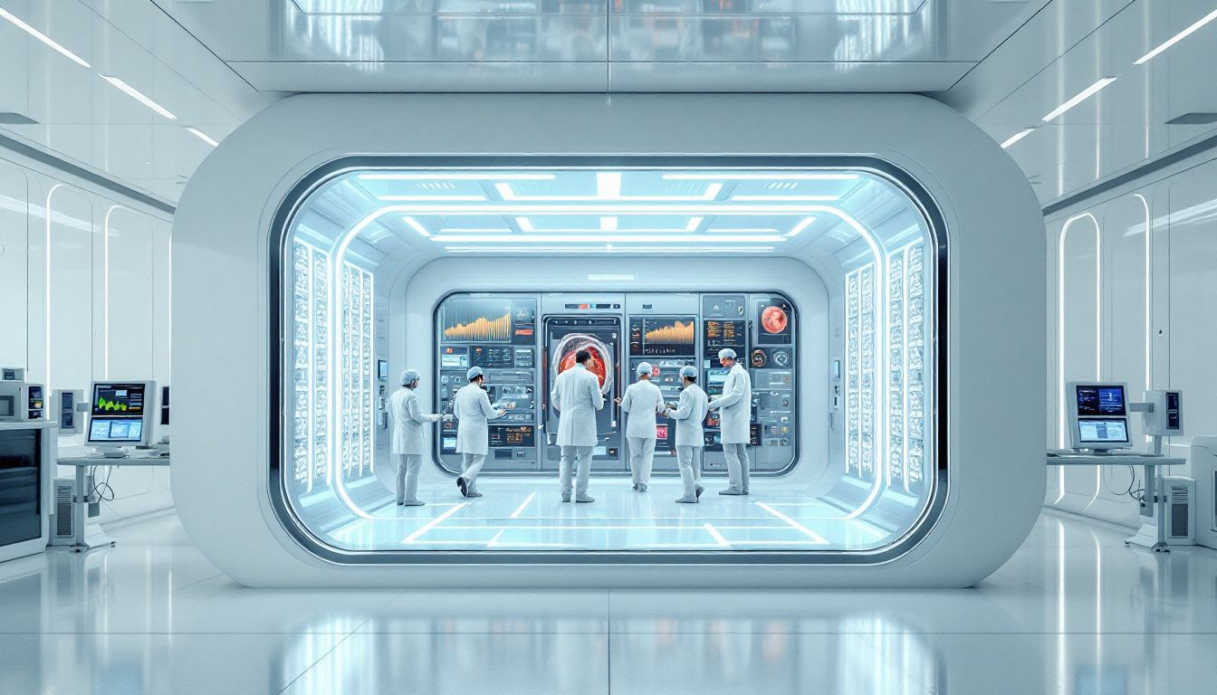 An illustration of machine perfusion methods used in organ transplantation.