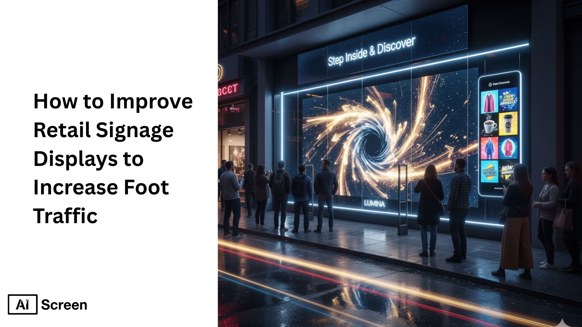 tips for improving retail signage displays with digital signage solutions