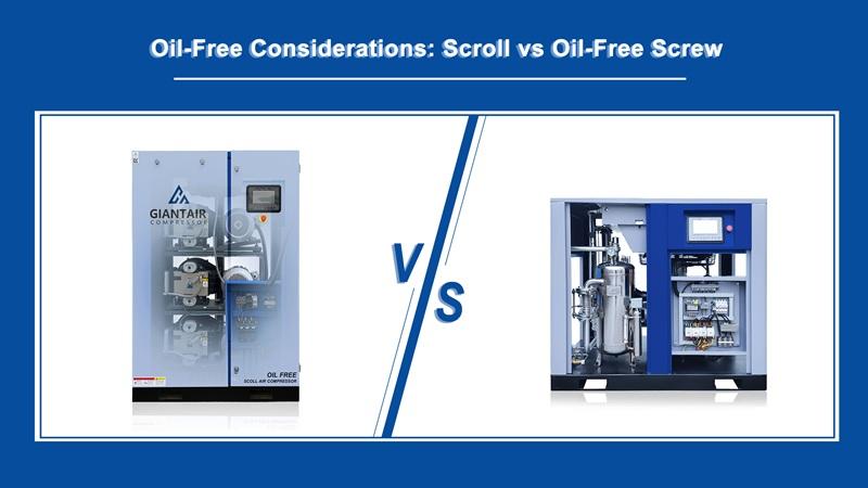 Oil-Free Scroll Compressor vs Oil-Free Screw Compressor