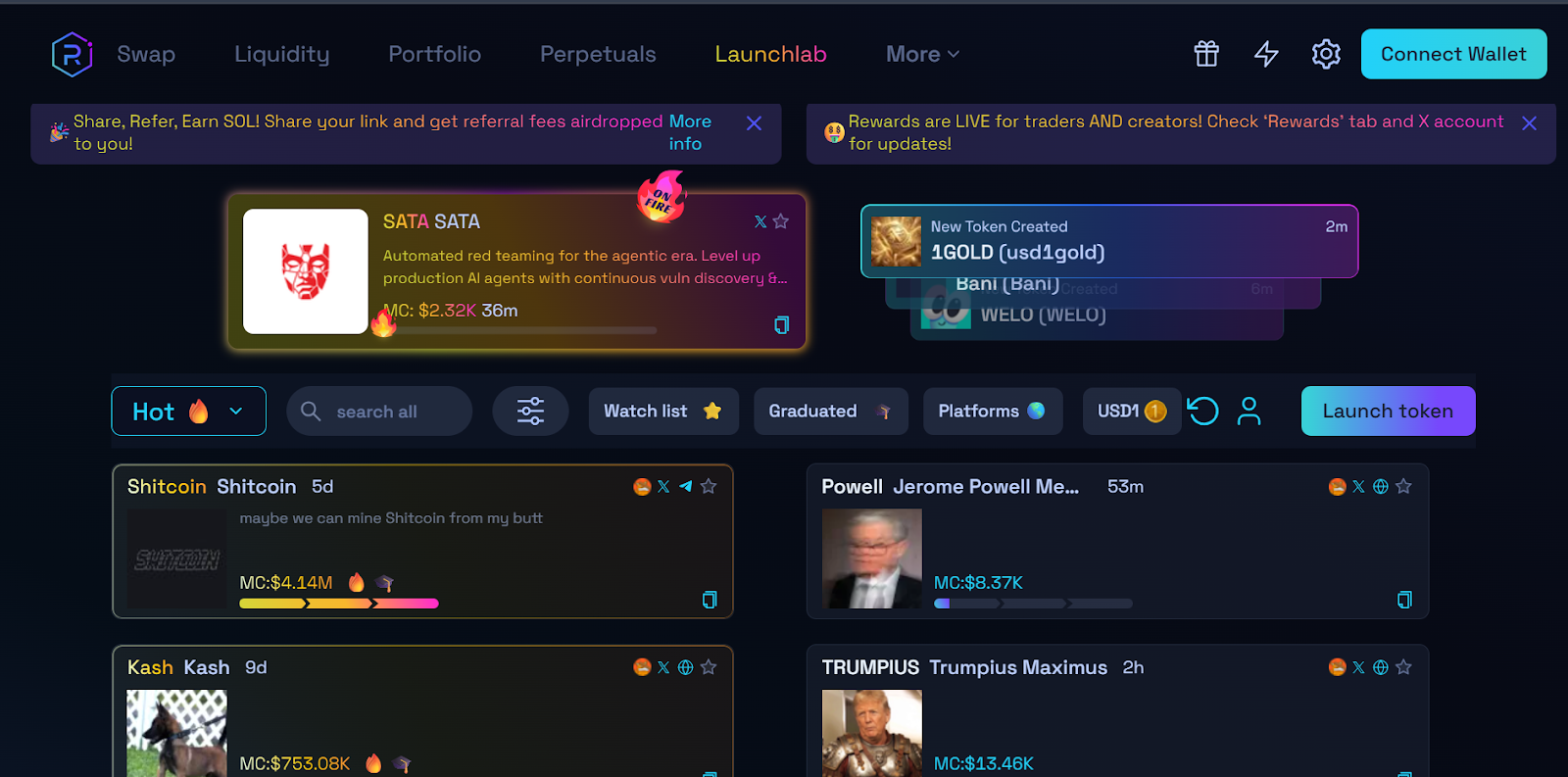 Raydium - Meme Coin Trading Platforms