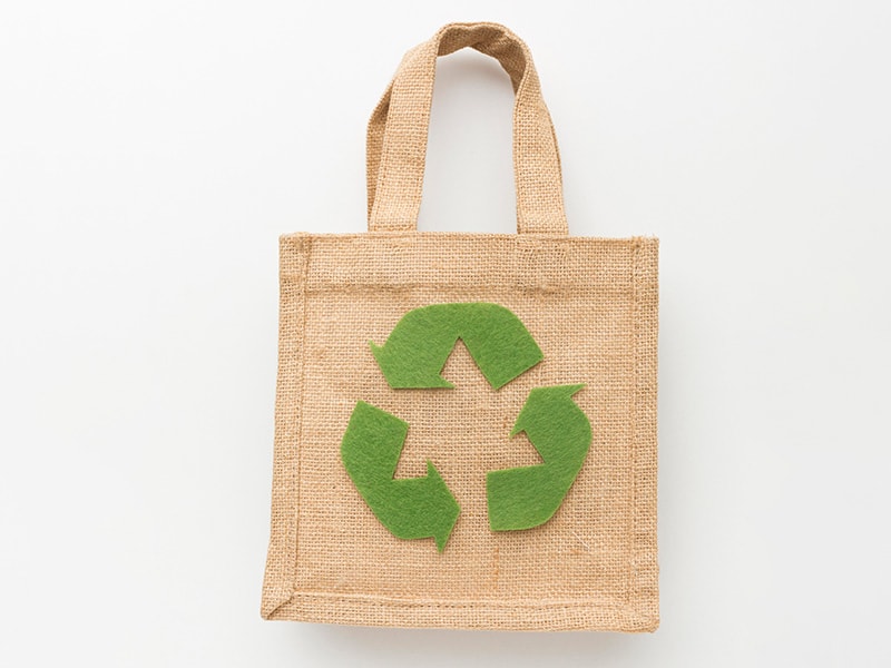 Eco-friendly jute tote bag