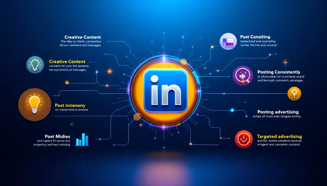 An illustration of advanced tips for boosting LinkedIn engagement.