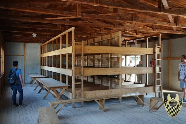 Key sites and exhibitions at the Dachau memorial site.