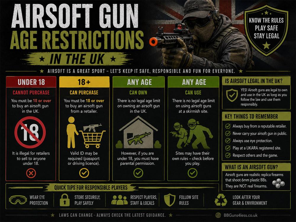 airsoft gun and bb guns age restrictions in the uk 