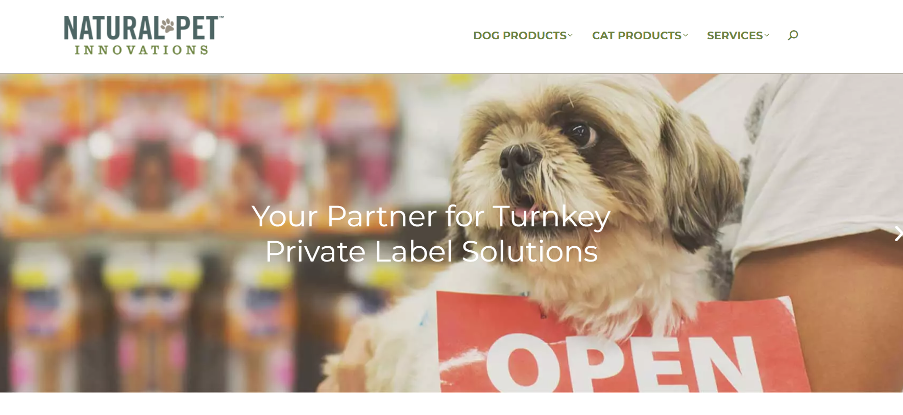 Natural Pet Innovations, based in the United States, manufactures pet products suitable for private label dropshipping. 
