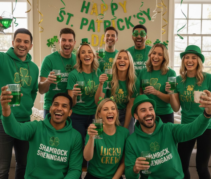 Custom Apparel That Gets Everyone in the Spirit