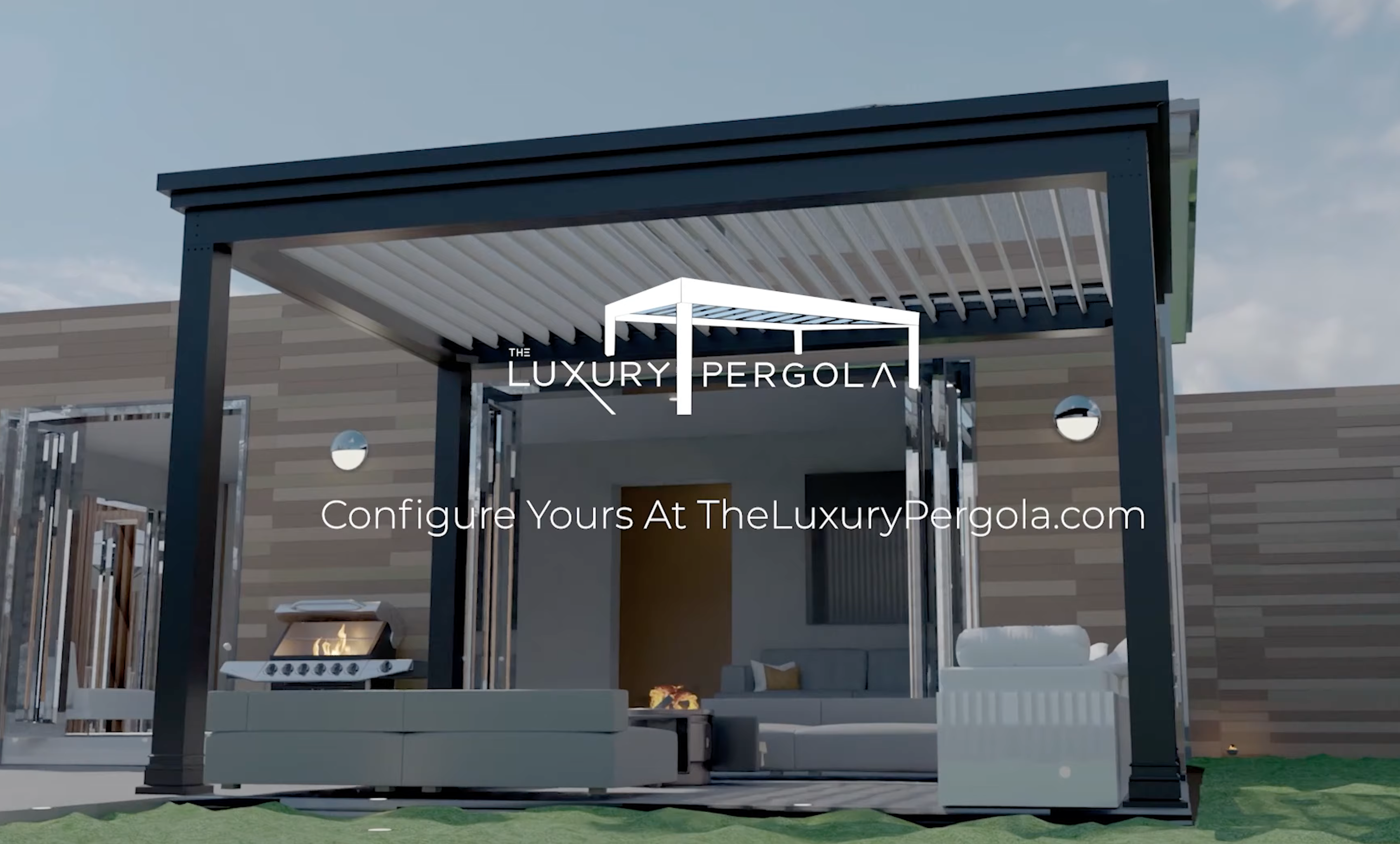 Luxury pergola that is easily assembled