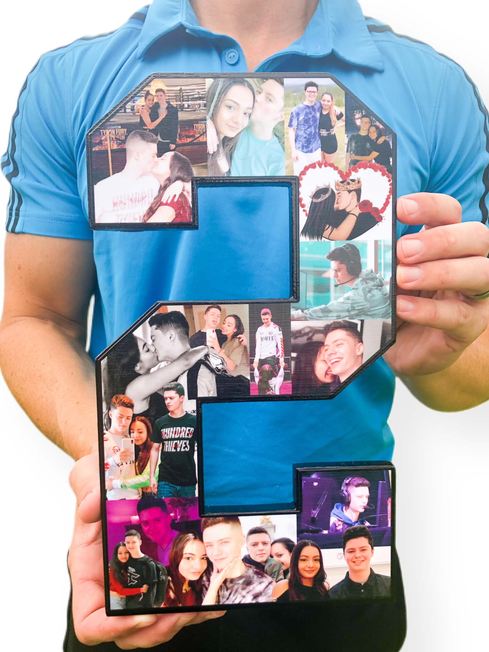 Use our site to upload your images and we will take care of your photo collage gift!