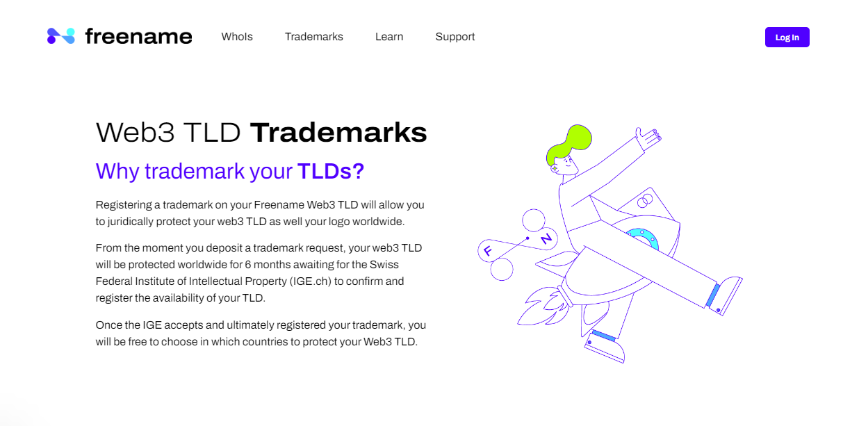 Secure your logo and trademarks.