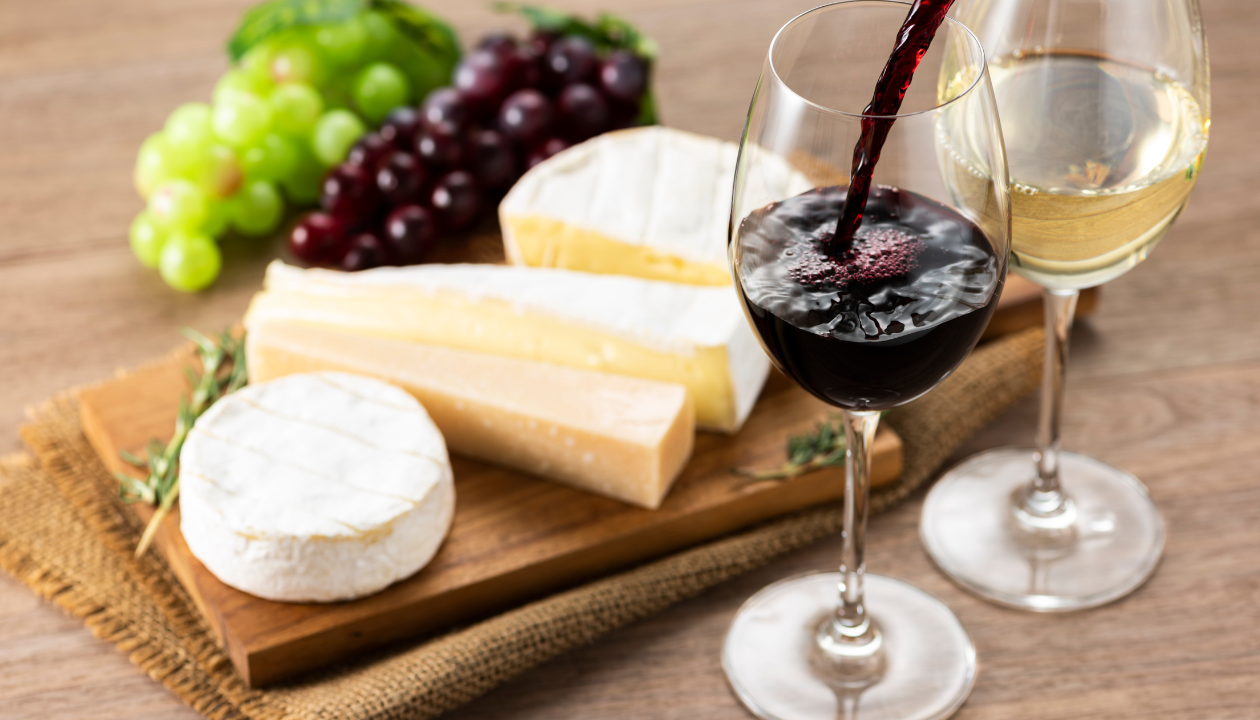 Wine and Cheese vs. Queso y Vino