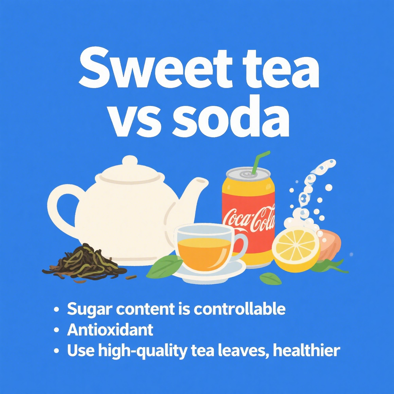 Sweet tea vs soda — which is healthier
