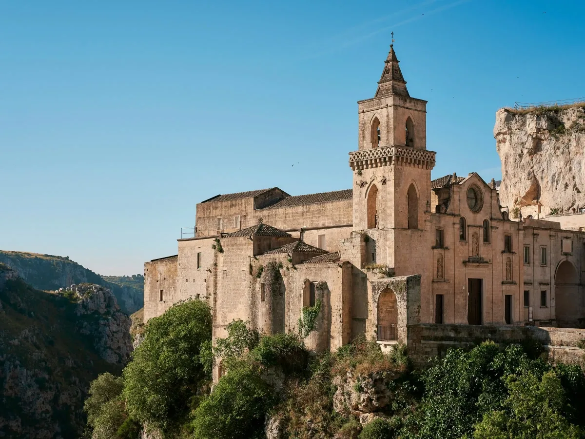 Matera’s ancient stone architecture and unique charm.