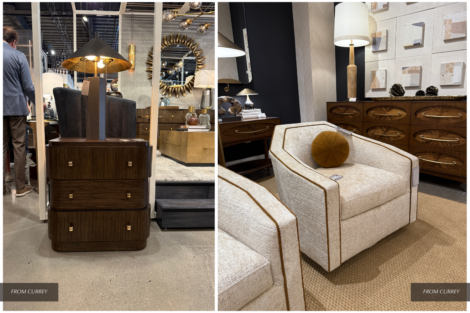 natural elements like dark brown wood make this space feel cozy and warm yet fresh