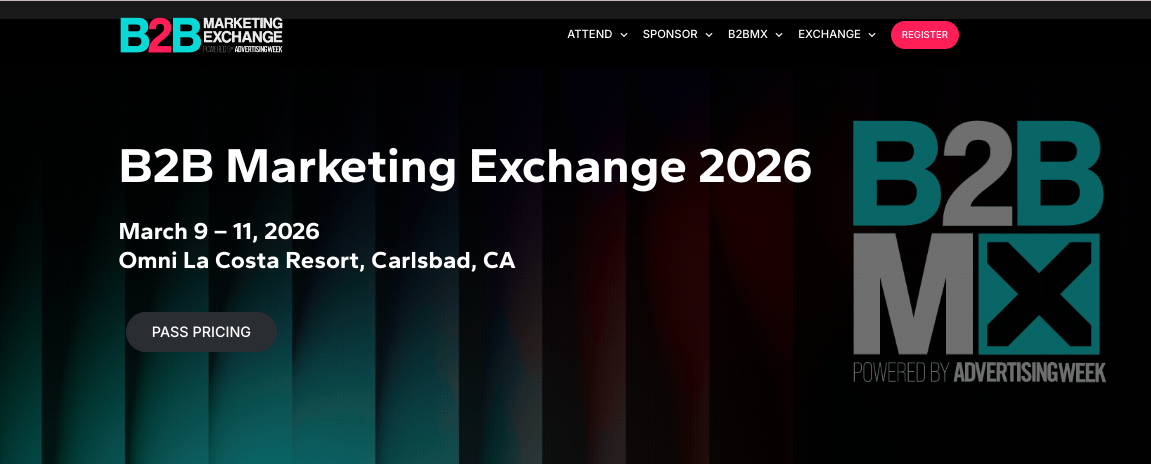 B2B Marketing Exchange 2026