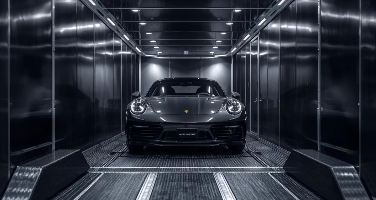 Enclosed auto transport for luxury vehicles