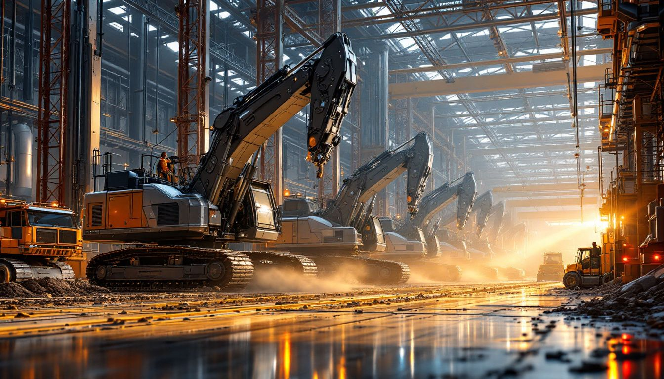 Emerging manufacturers showing potential in the heavy equipment market.