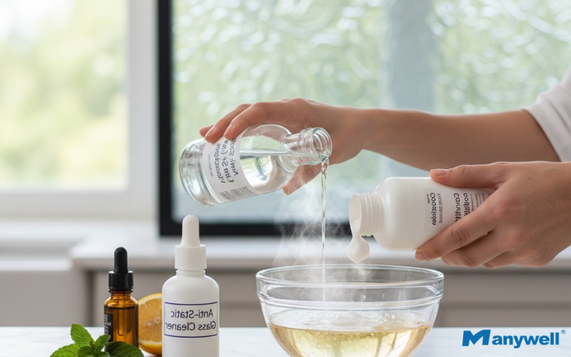 Anti-static solution for glass care