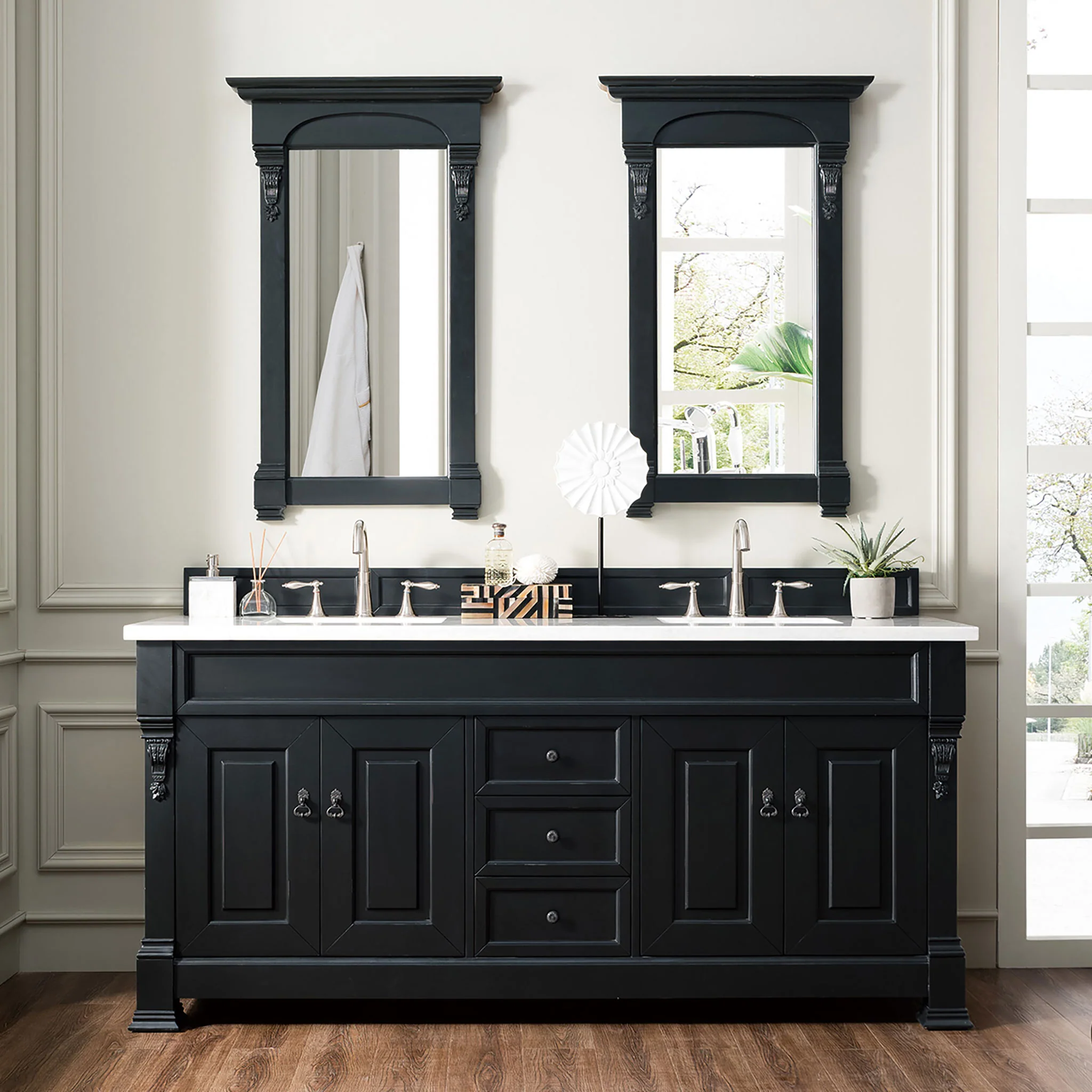 Black cabinet