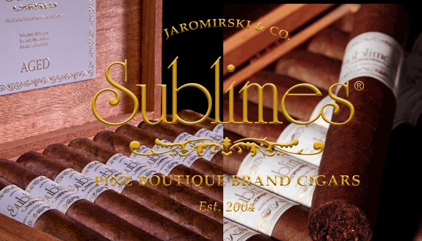 A selection of sublime cigars displayed elegantly.