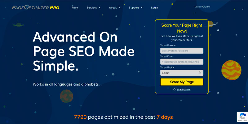 Page Optimizer Pro website